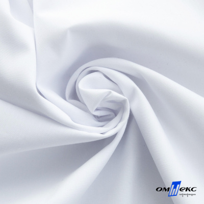Ткань сорочечная  Вита 80% пэ/20% хл, 115 гр/м, шир. 150 см - белый - купить в Бийске. Цена 170.90 руб.