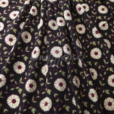 Плательная ткань "Фламенко" 10.1, 80 гр/м2, шир.150 см, принт растительный - купить в Бийске. Цена 241.49 руб.