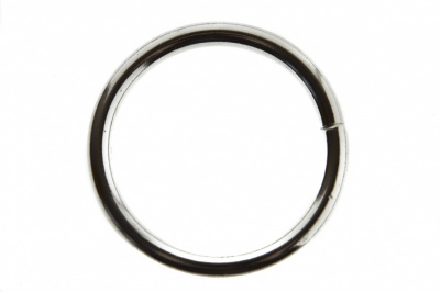 Кольцо металлическое d-38 мм, цв.-никель - купить в Бийске. Цена: 4.89 руб.