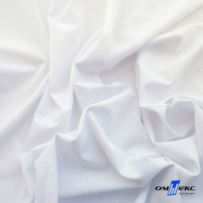Ткань сорочечная Илер 100%полиэстр, 120 г/м2 ш.150 см, цв.белый - купить в Бийске. Цена 290.24 руб.