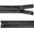 Молния водонепроницаемая PVC Т-7, 60 см, разъемная, цвет (301) т.серый - купить в Бийске. Цена: 49.39 руб.