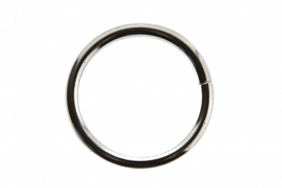 Кольцо металлическое d-32 мм, цв.-никель - купить в Бийске. Цена: 3.54 руб.