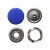 Кнопка рубашечная (закрытая) 9,5мм - эмаль, цв.168 - голубой - купить в Бийске. Цена: 4.77 руб.