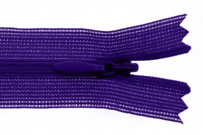 Молния потайная Т3 866, 50 см, капрон, цвет фиолетовый - купить в Бийске. Цена: 8.62 руб.