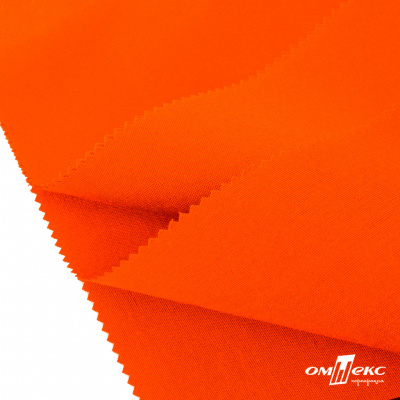 Ткань смесовая для спецодежды "Униформ" 17-1350, 200 гр/м2, шир.150 см, цвет люм.оранжевый - купить в Бийске. Цена 138.73 руб.