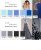 Креп стрейч Амузен 14-4122, 85 гр/м2, шир.150см, цвет голубой - купить в Бийске. Цена 148.37 руб.