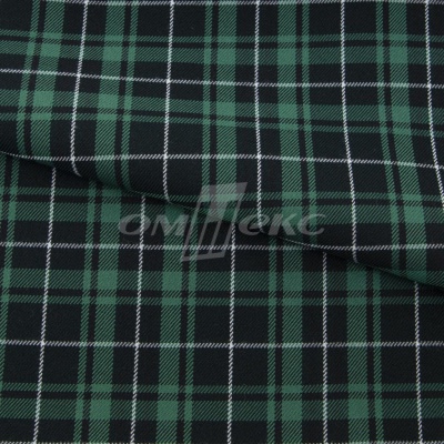Ткань костюмная Клетка 25577, т.зеленый/зеленый./ч/бел, 230 г/м2, шир.150 см - купить в Бийске. Цена 539.74 руб.