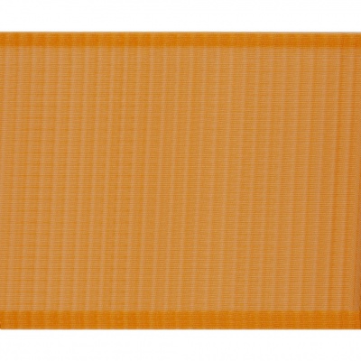 Лента капроновая "Гофре", шир. 110 мм/уп. 50 м, цвет оранжевый - купить в Бийске. Цена: 26.93 руб.