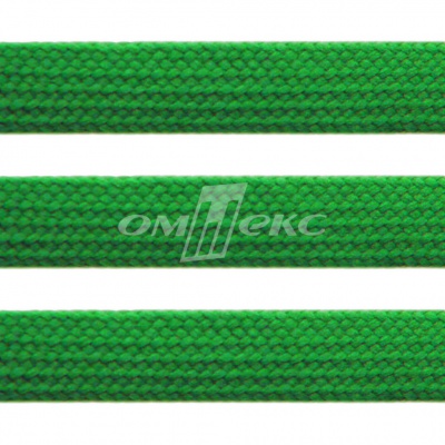 Шнур 15мм плоский (100+/-1м) №16 зеленый - купить в Бийске. Цена: 10.21 руб.