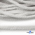 Шнур плетеный d-6 мм круглый, 70% хлопок 30% полиэстер, уп.90+/-1 м, цв.1076-белый - купить в Бийске. Цена: 588 руб.
