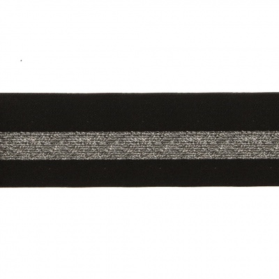 #2/6-Лента эластичная вязаная с рисунком шир.52 мм (45,7+/-0,5 м/бобина) - купить в Бийске. Цена: 69.33 руб.