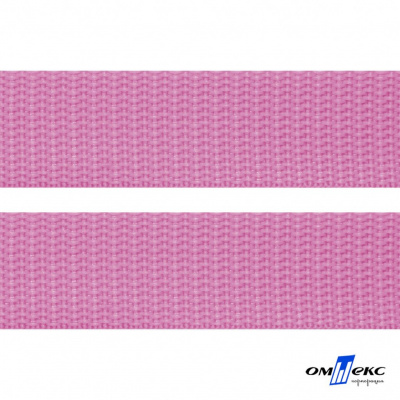 Розовый- цв.513-Текстильная лента-стропа 550 гр/м2 ,100% пэ шир.30 мм (боб.50+/-1 м) - купить в Бийске. Цена: 475.36 руб.