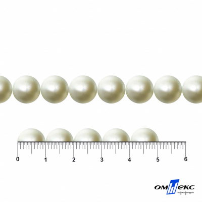 0404-5146В-Полубусины пластиковые круглые "ОмТекс", 10 мм, (уп.50гр=175+/-3шт), цв.065-молочный - купить в Бийске. Цена: 63.46 руб.