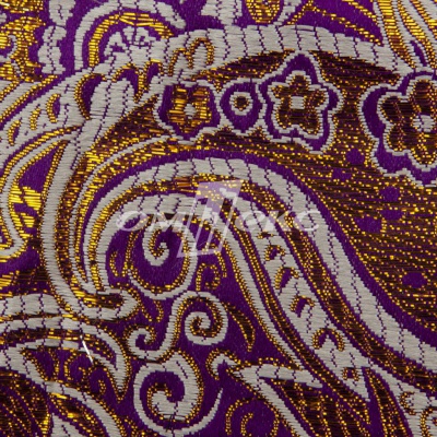 Ткань костюмная жаккард №9, 140 гр/м2, шир.150см, цвет фиолет - купить в Бийске. Цена 387.20 руб.