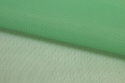 Портьерный капрон 15-6123, 47 гр/м2, шир.300см, цвет св.зелёный - купить в Бийске. Цена 137.27 руб.