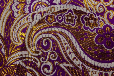 Ткань костюмная жаккард №9, 140 гр/м2, шир.150см, цвет фиолет - купить в Бийске. Цена 387.20 руб.