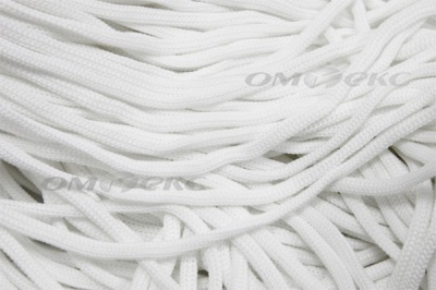 Шнур Т-02 (4с2) мелкое плетение 4мм 100 м белый - купить в Бийске. Цена: 2.50 руб.