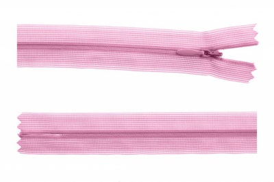 Молния потайная Т3 513, 50 см, капрон, цвет св.розовый - купить в Бийске. Цена: 8.62 руб.