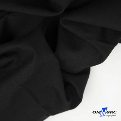 Ткань костюмная "Матте" 80% P, 16% R, 4% S, 170 г/м2, шир.150 см, цв-черный #1 - купить в Бийске. Цена 372.90 руб.