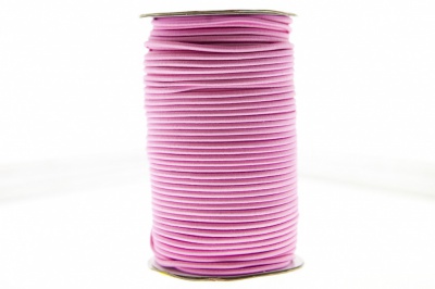 0370-1301-Шнур эластичный 3 мм, (уп.100+/-1м), цв.141- розовый - купить в Бийске. Цена: 459.62 руб.