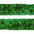 Тесьма с пайетками D4, шир. 20 мм/уп. 25+/-1 м, цвет зелёный - купить в Бийске. Цена: 778.19 руб.