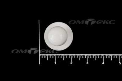 Пуговица поварская "Пукля", 10 мм, цвет белый - купить в Бийске. Цена: 2.28 руб.