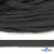 Шнур плетеный d-8 мм плоский, 70% хлопок 30% полиэстер, уп.85+/-1 м, цв.1026-серый - купить в Бийске. Цена: 735 руб.