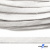 Шнур плетеный d-8 мм плоский, 70% хлопок 30% полиэстер, уп.85+/-1 м, цв.1018-белый - купить в Бийске. Цена: 735 руб.
