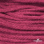 Шнур плетеный d-6 мм, 70% хлопок 30% полиэстер, уп.90+/-1 м, цв.1068-фуксия - купить в Бийске. Цена: 588 руб.