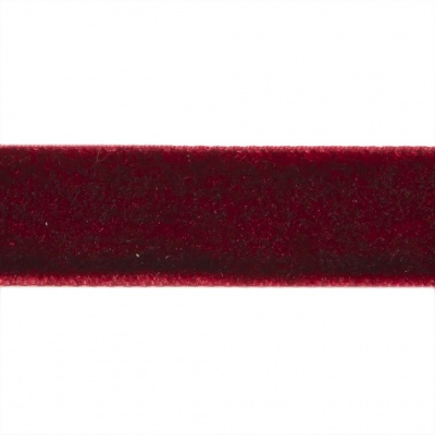 Лента бархатная нейлон, шир.12 мм, (упак. 45,7м), цв.240-бордо - купить в Бийске. Цена: 396 руб.