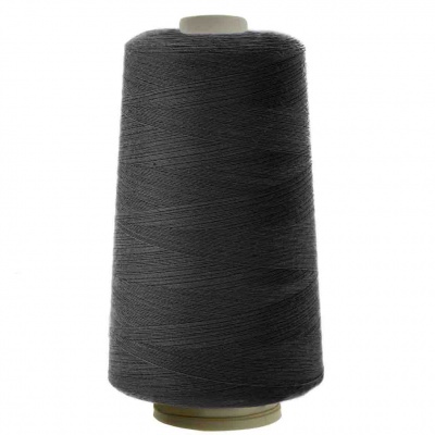 Швейные нитки (армированные) 28S/2, нам. 2 500 м, цвет чёрный - купить в Бийске. Цена: 139.91 руб.