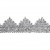 Тесьма металлизированная 0384-0240, шир. 40 мм/уп. 25+/-1 м, цвет серебро - купить в Бийске. Цена: 490.74 руб.