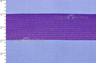 Окантовочная тесьма №0225, шир. 22 мм (в упак. 100 м), цвет фиолет - купить в Бийске. Цена: 271.60 руб.