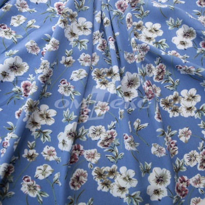 Плательная ткань "Фламенко" 12.1, 80 гр/м2, шир.150 см, принт растительный - купить в Бийске. Цена 241.49 руб.