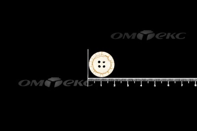 Пуговица деревянная круглая №33 (18мм) - купить в Бийске. Цена: 2.55 руб.