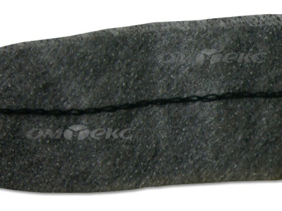 WS7225-прокладочная лента усиленная швом для подгиба 30мм-графит (50м) - купить в Бийске. Цена: 16.97 руб.