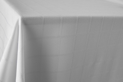 Скатертная ткань 25536/2005, 174 гр/м2, шир.150см, цвет белый - купить в Бийске. Цена 269.46 руб.