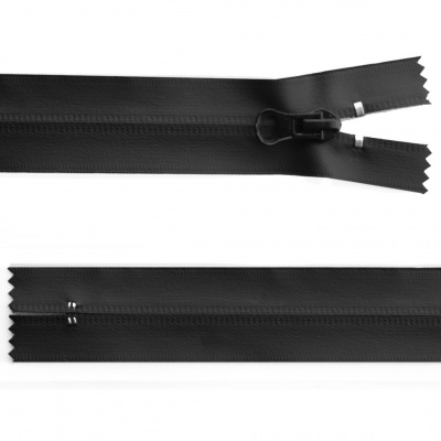 Молния водонепроницаемая PVC Т-7, 20 см, неразъемная, цвет чёрный - купить в Бийске. Цена: 21.56 руб.