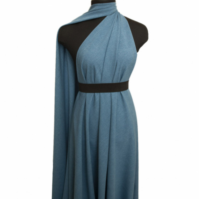 Ткань костюмная габардин "Меланж" 6107А, 172 гр/м2, шир.150см, цвет голубой - купить в Бийске. Цена 299.21 руб.