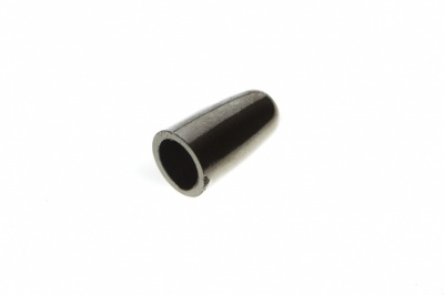 8100-Наконечник пластиковый под металл 15 мм-тем.никель - купить в Бийске. Цена: 2.45 руб.