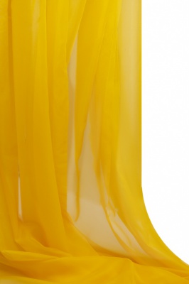 Портьерный капрон 13-0858, 47 гр/м2, шир.300см, цвет 21/жёлтый - купить в Бийске. Цена 137.27 руб.