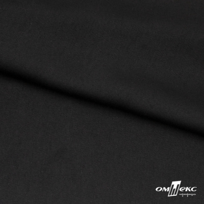 Ткань плательная Габриэль 100% полиэстер,140 (+/-10) гр/м2, шир. 150 см, цв. черный BLACK - купить в Бийске. Цена 248.37 руб.