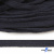 Шнур плетеный d-8 мм плоский, 70% хлопок 30% полиэстер, уп.85+/-1 м, цв.1010-т.синий - купить в Бийске. Цена: 735 руб.