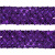 Тесьма с пайетками 12, шир. 35 мм/уп. 25+/-1 м, цвет фиолет - купить в Бийске. Цена: 1 308.30 руб.