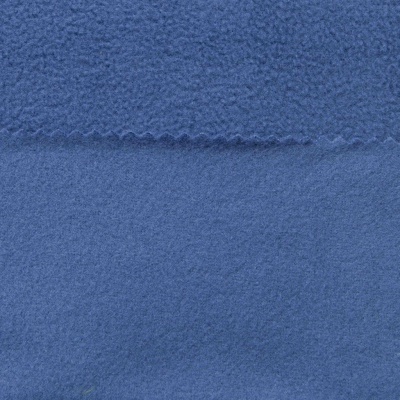 Флис DTY 19-4027, 180 г/м2, шир. 150 см, цвет джинс - купить в Бийске. Цена 646.04 руб.