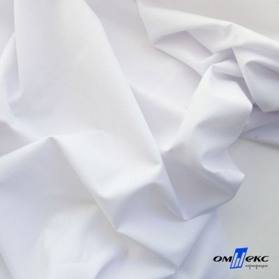 Ткань сорочечная Илер 100%полиэстр, 120 г/м2 ш.150 см, цв.белый - купить в Бийске. Цена 290.24 руб.