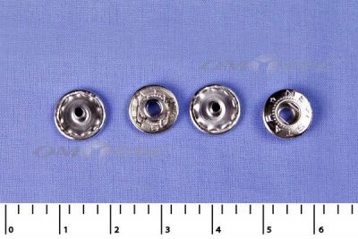 Кнопки металл Ф-12,5 (1440 +/-20 шт) "альфа" никель с рисунком - купить в Бийске. Цена: 2 853.69 руб.