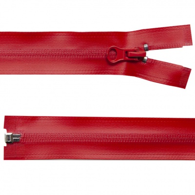 Молния водонепроницаемая PVC Т-7, 90 см, разъемная, цвет (820) красный - купить в Бийске. Цена: 61.18 руб.