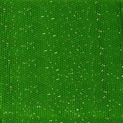 Сетка Глиттер, 24 г/м2, шир.145 см., зеленый - купить в Бийске. Цена 117.24 руб.