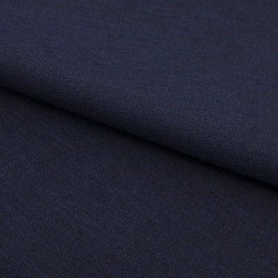 Ткань костюмная 26150 2009, 214 гр/м2, шир.150см, цвет т.синий - купить в Бийске. Цена 358.58 руб.